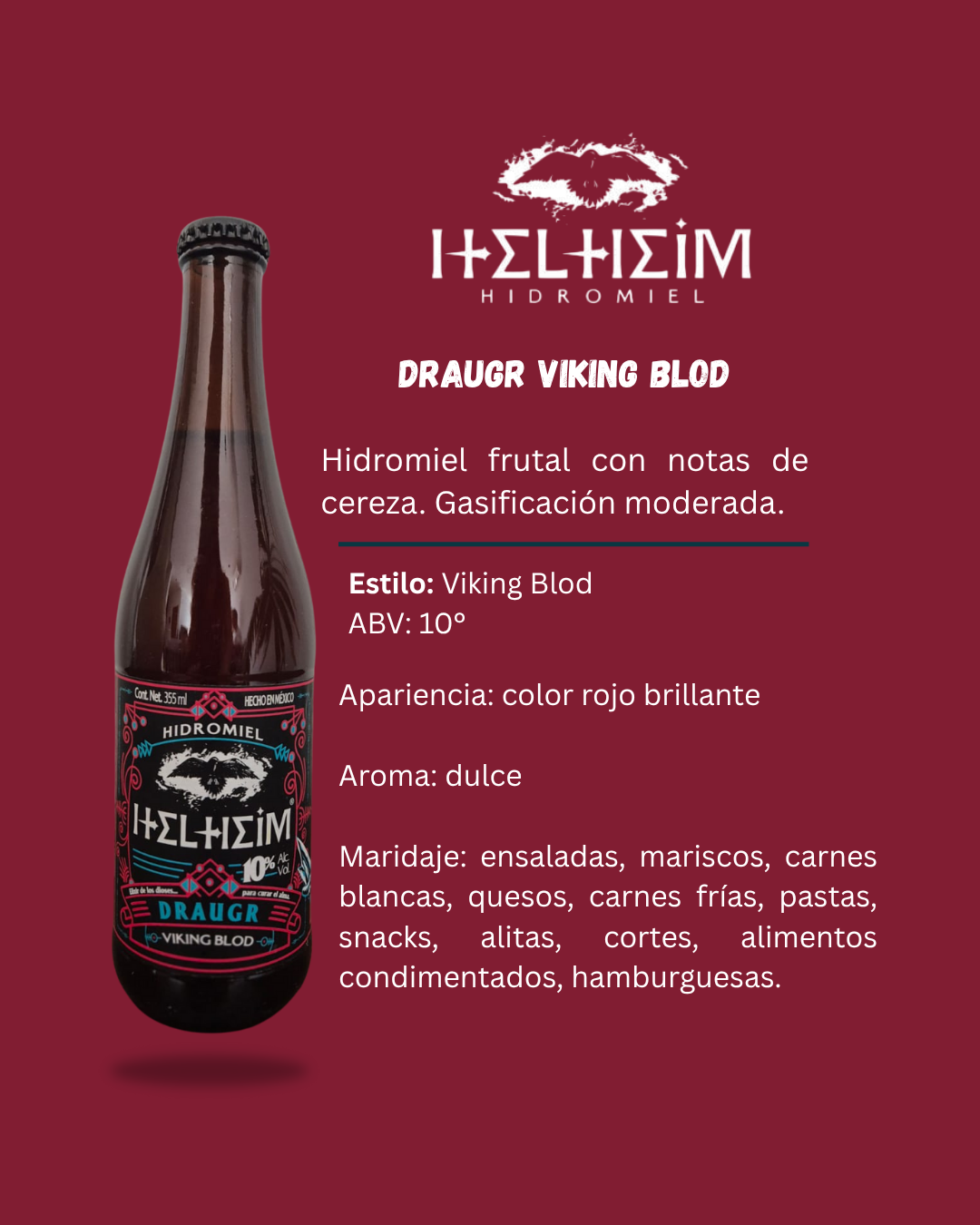 Paquete Mixto de 12 hidromieles - Helheim