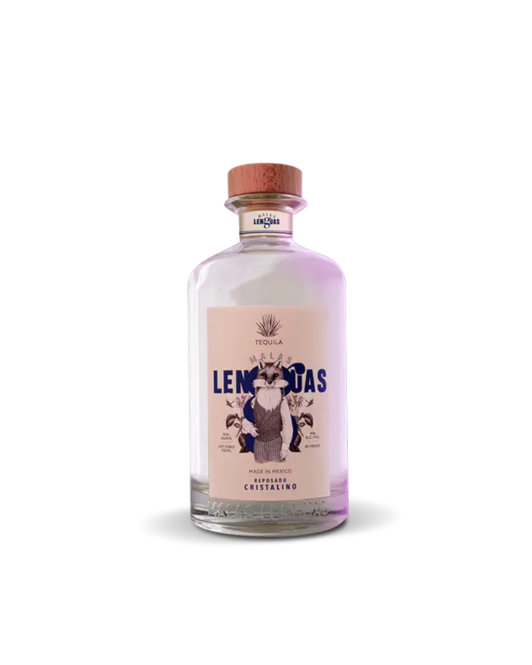 Tequila Reposado Cristalino - Malas Lenguas