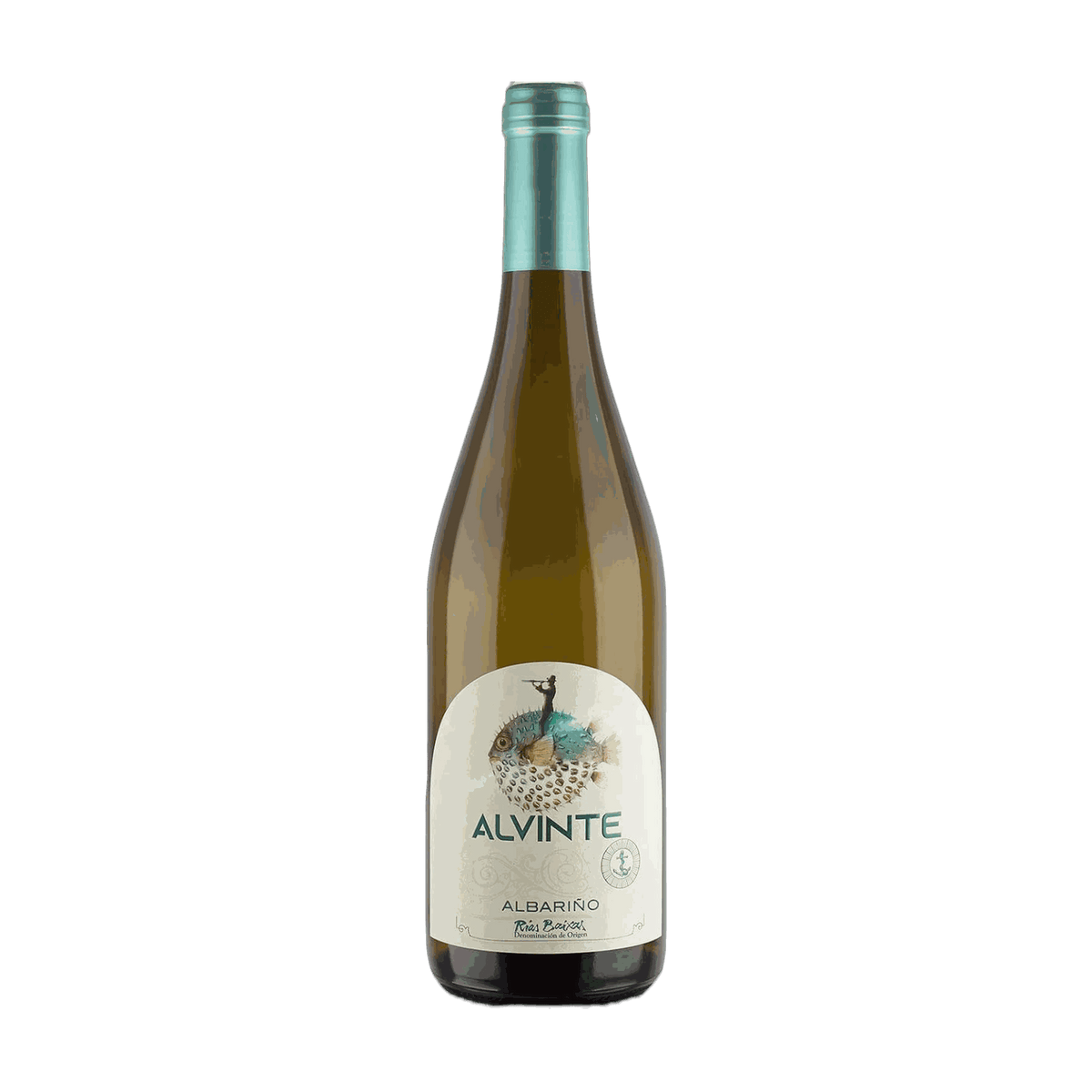 Botella de Vino Blanco Alvinte Albariño de As Laxas