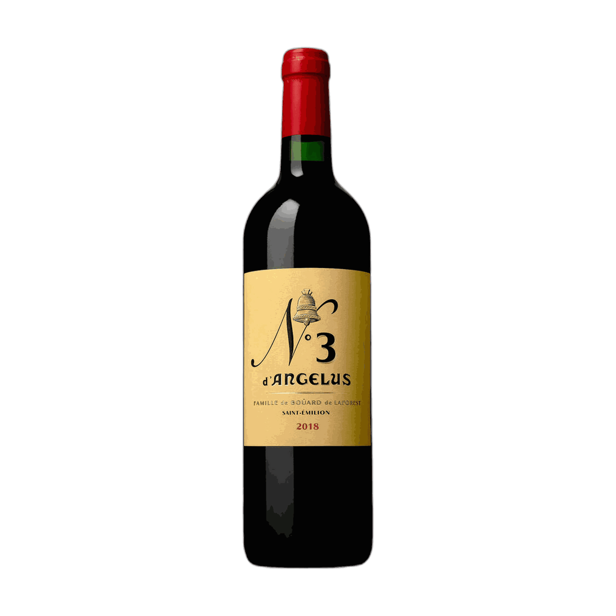 Botella de Vino Tinto N°3 d'Angélus Saint-Émilion Grand Cru