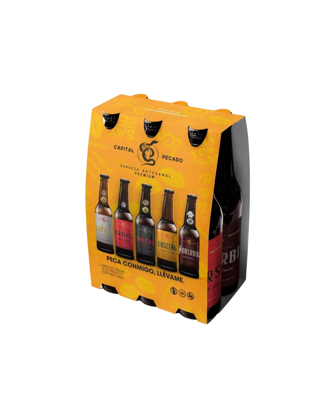 Paquete Mixto de 6 Cervezas - Capital Pecado