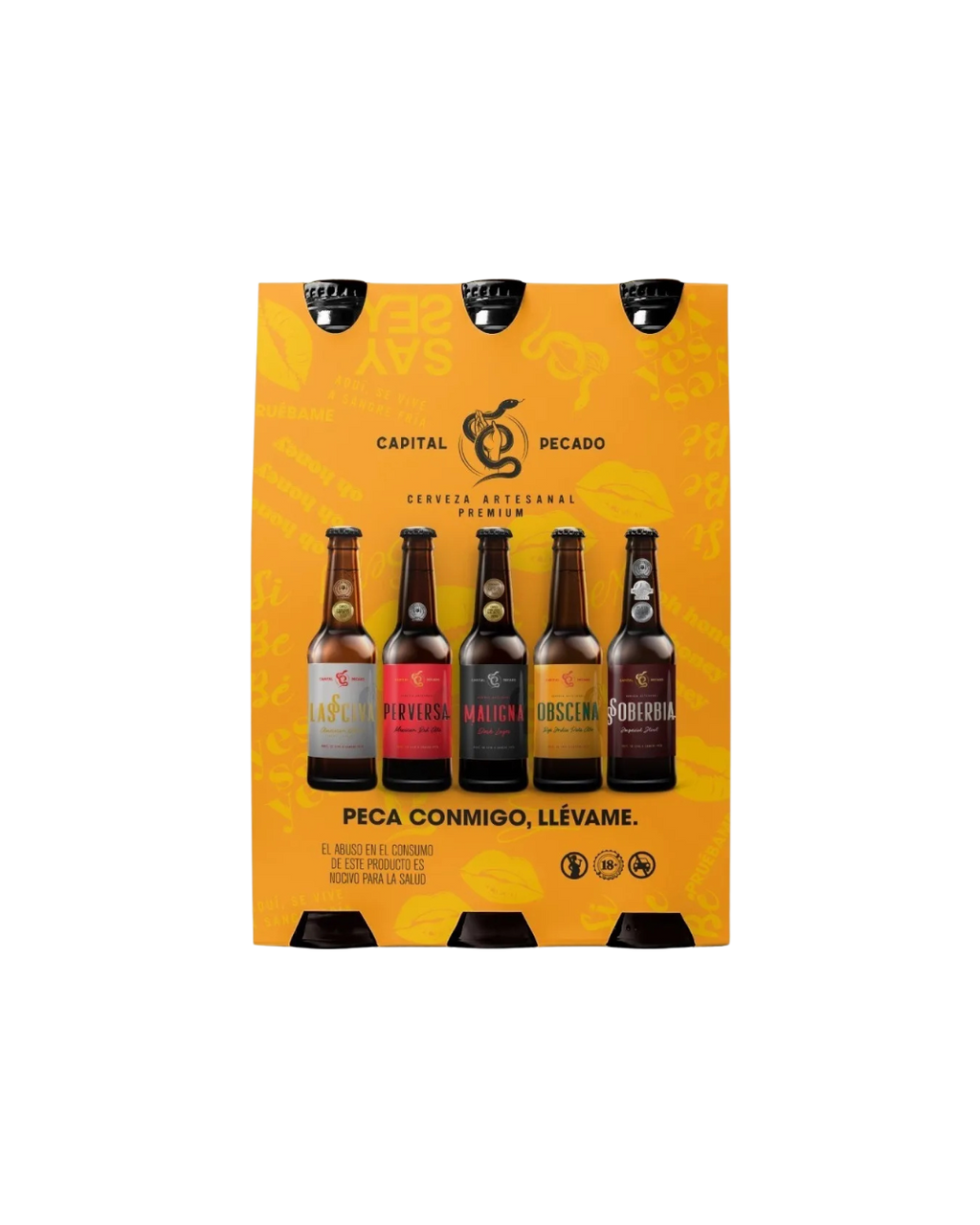 Paquete Mixto de 6 Cervezas - Capital Pecado