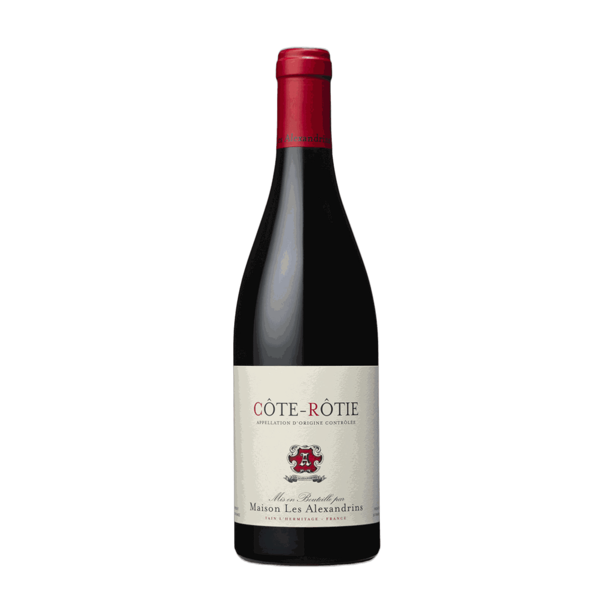 Botella de Vino Tinto Côte-Rôtie de Domaine Les Alexandrins
