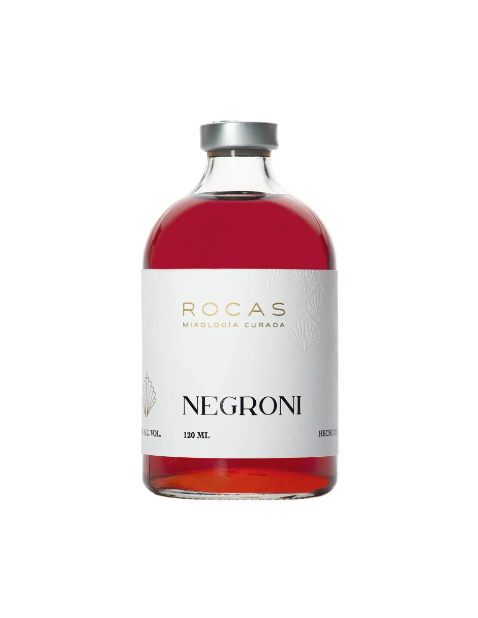 Negroni Rocas - Mixología