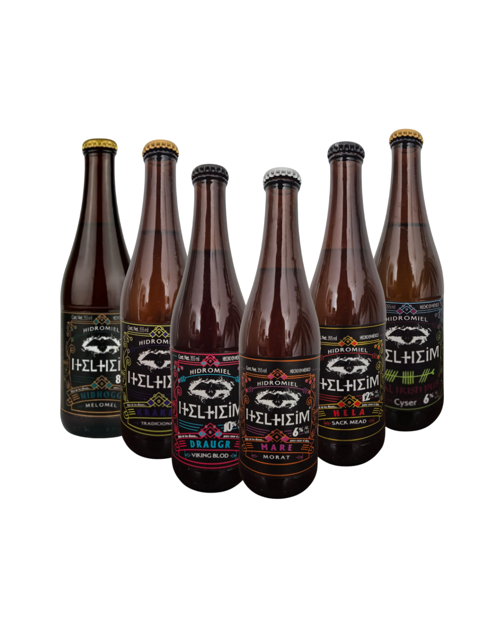 Paquete Mixto de 6 hidromieles - Helheim