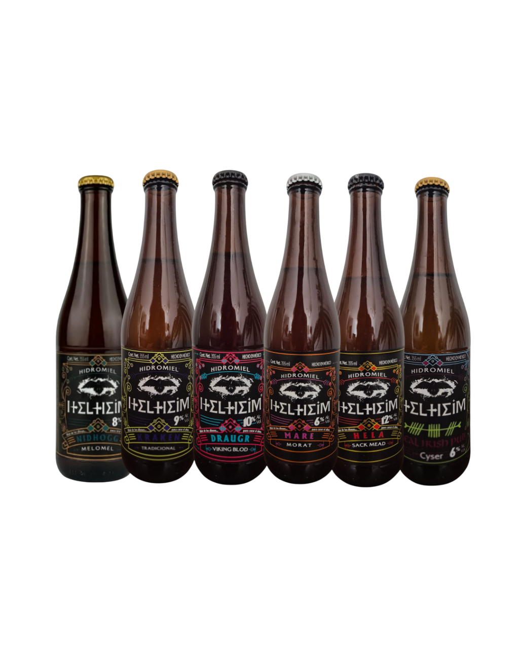 Paquete Mixto de 6 hidromieles - Helheim