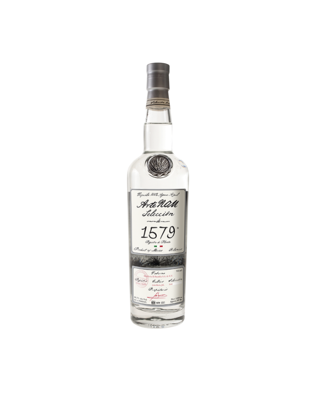 Tequila  Blanco Selección de 1579  - Arte NOM