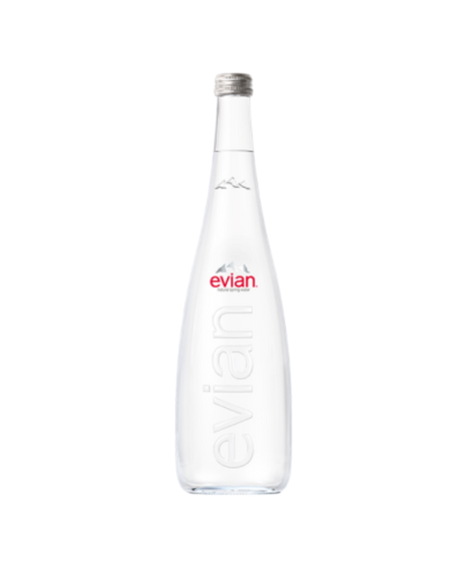 Agua Natural Evian 750 ml - Vidrio