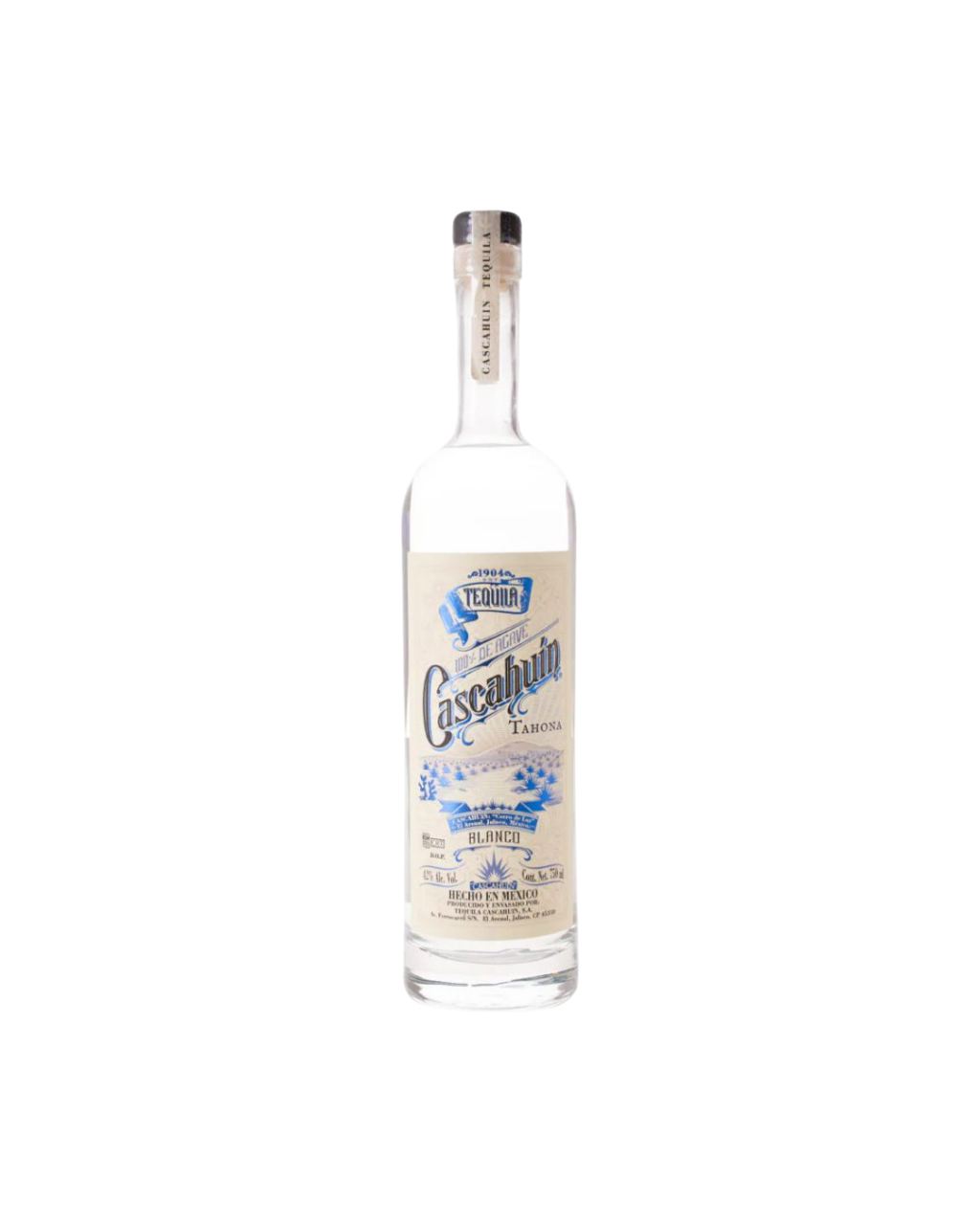 Tequila Cascahuín Tahona Blanco