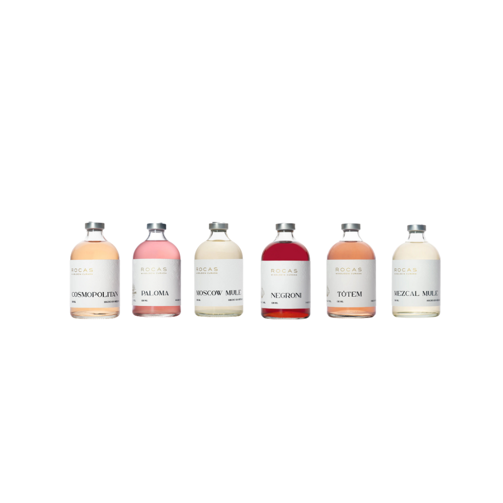 Kit de 6 Cocteles Rocas - Mixología