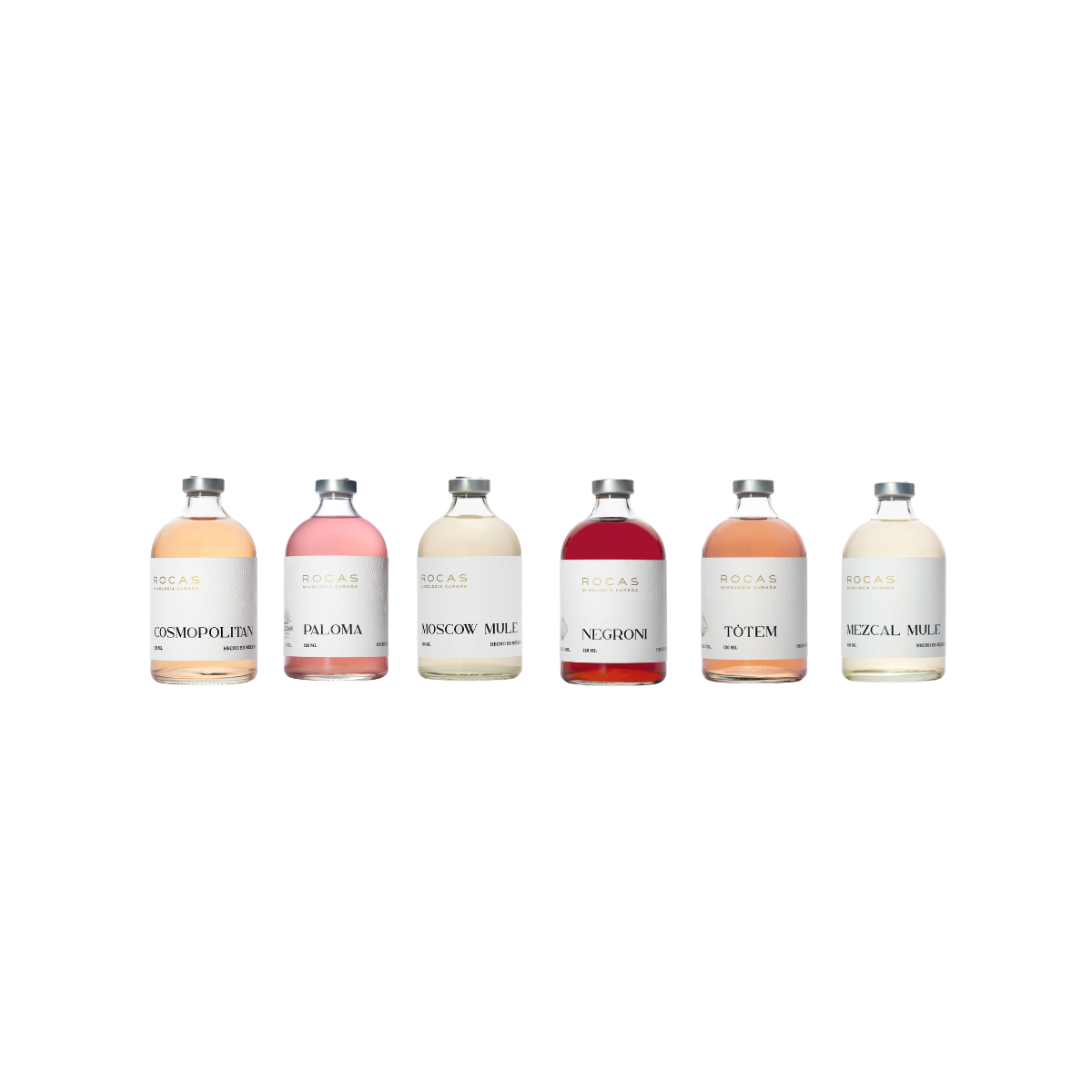 Kit de 6 Cocteles Rocas - Mixología