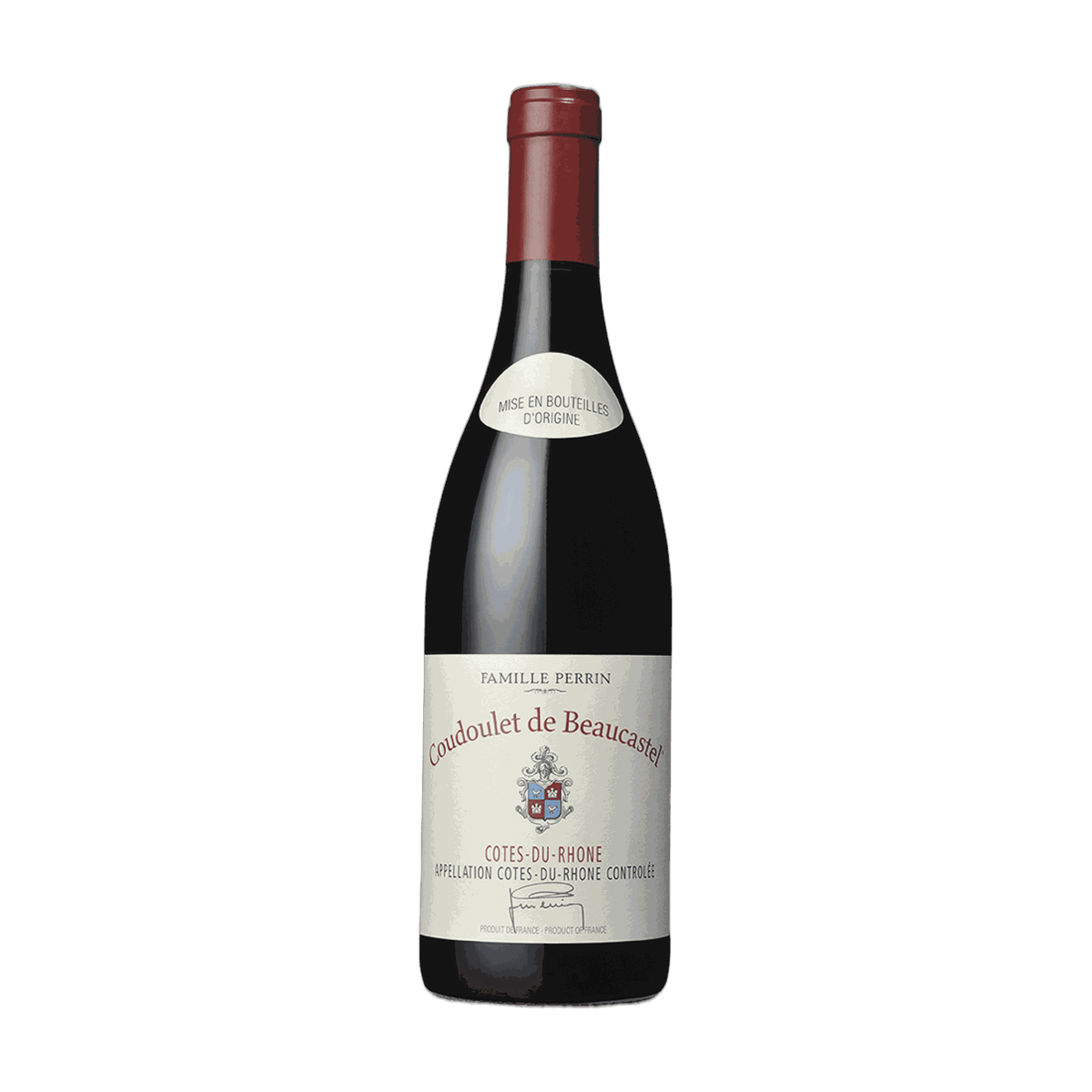 Botella de Vino Tinto Coudoulet de Beaucastel Côtes du Rhône