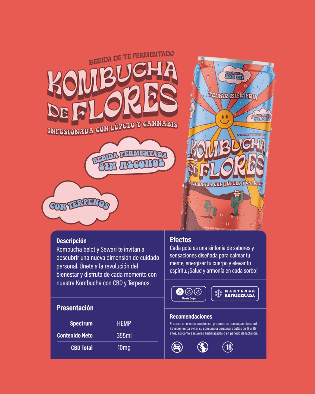 Kombucha de Flores (CBD) - Belot