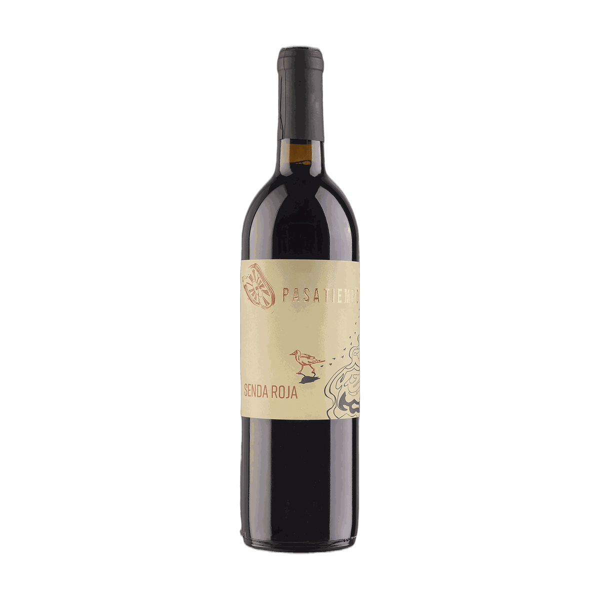 Botella de Vino Tinto Senda Roja de Pasatiempo