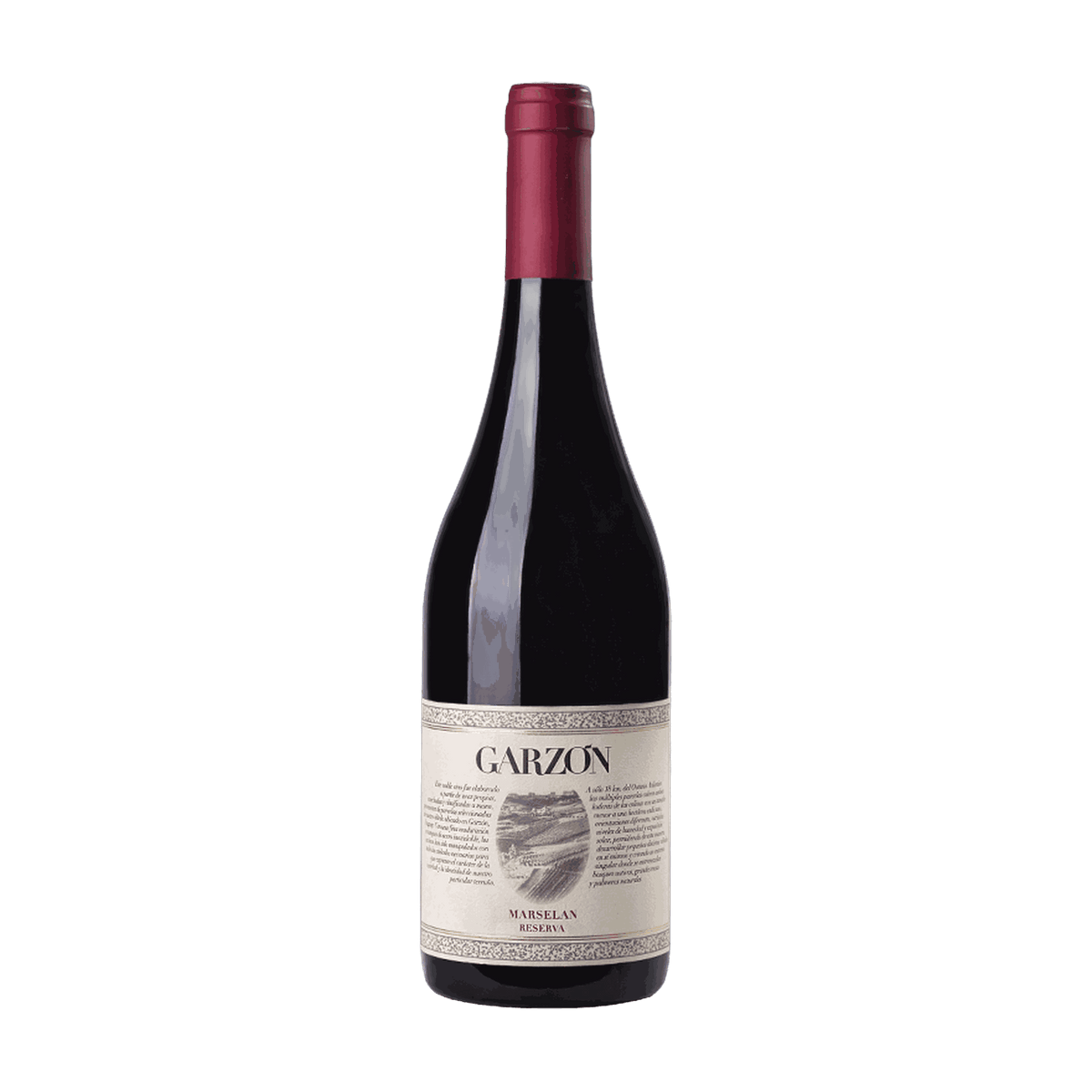 Botella de Vino Tinto Marselan Reserva de Bodega Garzón