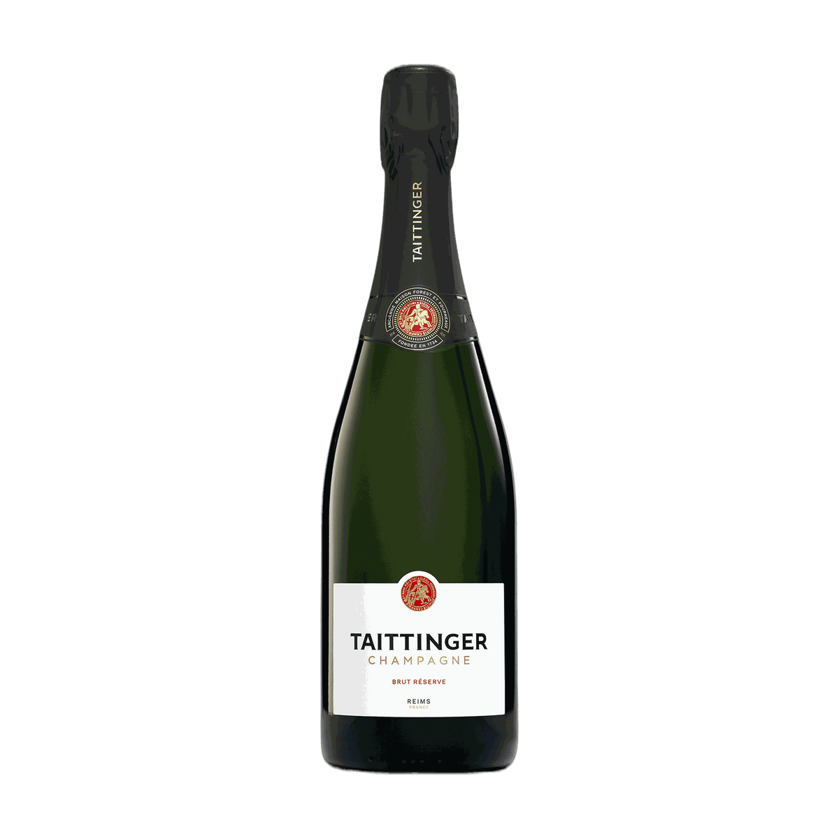 Botella de Champagne Brut Réserve de Taittinger